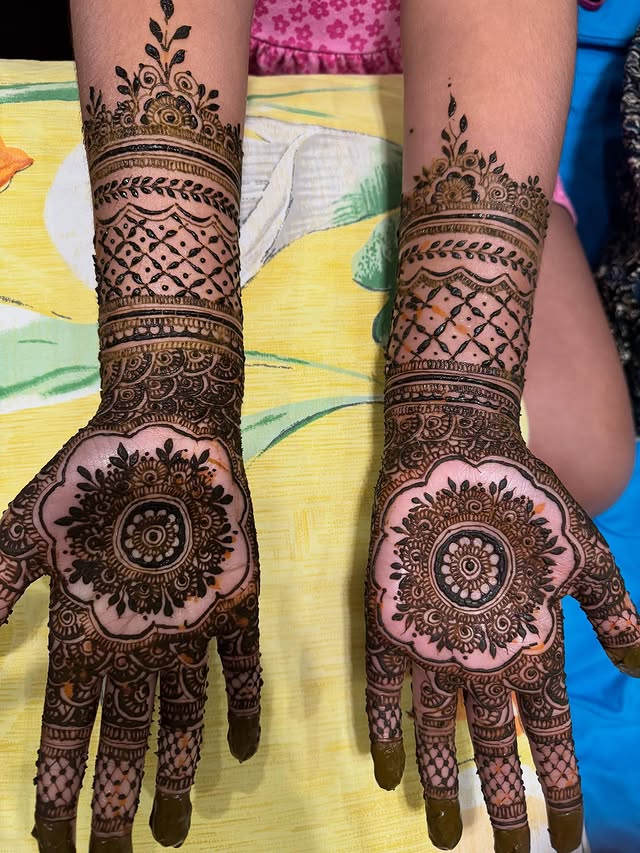 Arabic Mehndi Pattern