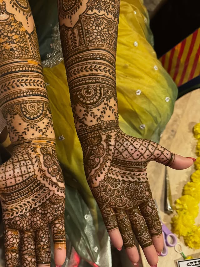 Traditional Floral Henna